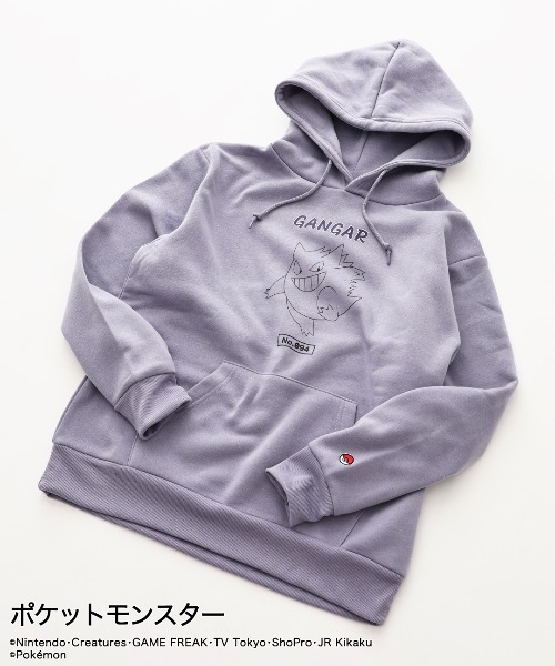 ポケットモンスター」ポケモン ゲンガー パーカー (フード付き