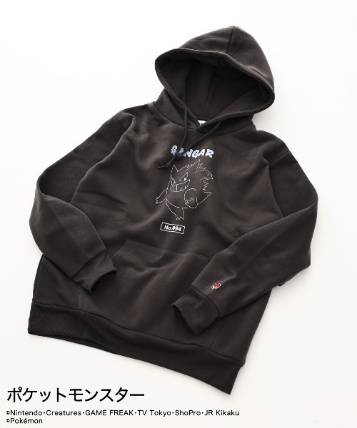 ポケットモンスター」ポケモン ゲンガー パーカー (フード付き