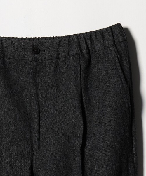 green label relaxing（グリーンレーベルリラクシング）の「DC W/LI デニムライク ワイド 1プリーツ イージーパンツ（スラックス・メンズ・ネイビー/ダークグレー・XL/S/M/L）」の14枚目の写真