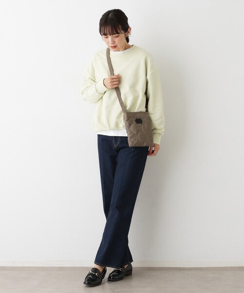 Dessin（デッサン）の「中綿キルティングMINIショルダー（ショルダーバッグ・レディース・ブラック/オフホワイト/ブラウン系・00）」の7枚目の写真