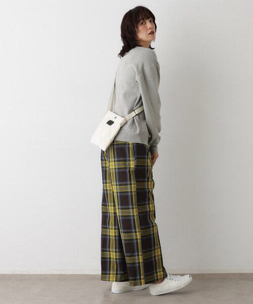 Dessin（デッサン）の「中綿キルティングMINIショルダー（ショルダーバッグ・レディース・ブラック/オフホワイト/ブラウン系・00）」の9枚目の写真