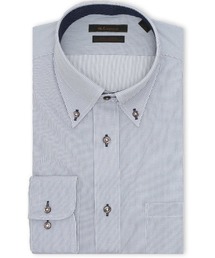 m.f.editorial（エムエフエディトリアル）の「【ノンアイロン 吸水速乾】m.f.エディトリアル メンズ ボタンダウン ビジネスドレス長袖ニットシャツ（ビジネスシャツ）」