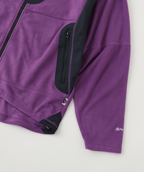 CITY COUNTRY CITY(シティーカントリーシティー)の「CITY COUNTRY CITY × Marmot POLARTEX FLEECE JACKET(その他アウター・メンズ・ブラック/パープル・MEDIUM/LARGE)」の5枚目の写真