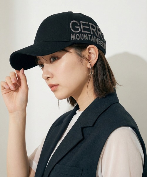 GERRY(ジェリー)の「GERRYサイド刺繍CAP(キャップ・メンズ・ブラック系2/ネイビー/ブラック系/ブラック/ブラック系1・FREE)」の2枚目の写真