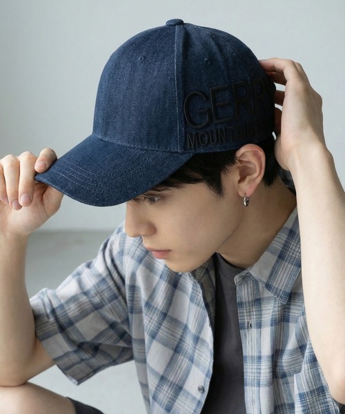 GERRY(ジェリー)の「GERRYサイド刺繍CAP(キャップ・メンズ・ブラック系2/ネイビー/ブラック系/ブラック/ブラック系1・FREE)」の5枚目の写真