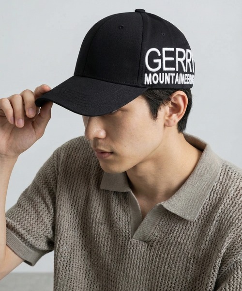 GERRY(ジェリー)の「GERRYサイド刺繍CAP(キャップ・メンズ・ブラック系2/ネイビー/ブラック系/ブラック/ブラック系1・FREE)」の1枚目の写真
