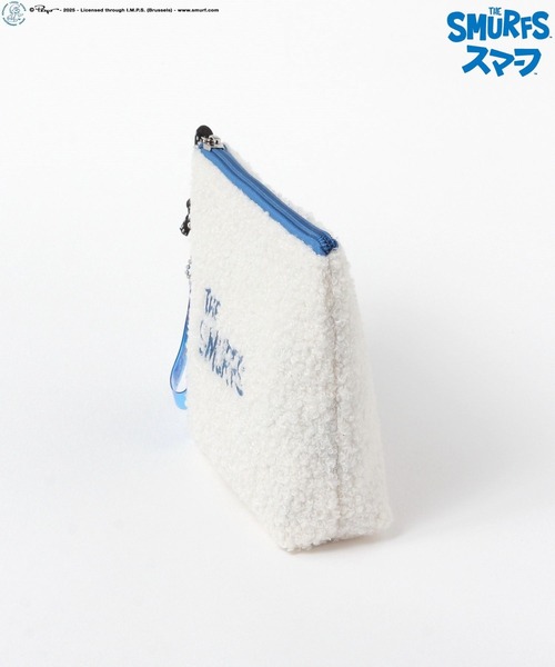 BAYFLOW（ベイフロー）の「【THE SMURFS/スマーフ】チャームスクエアポーチ（その他小物・メンズ・ホワイト/ブルー・FREE）」の3枚目の写真