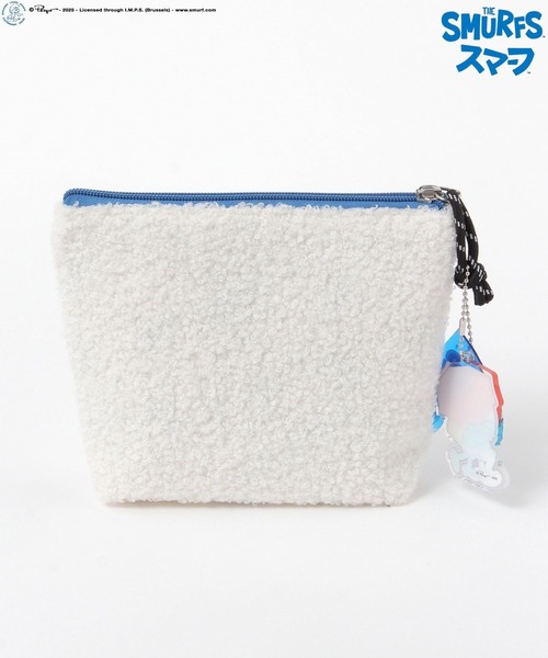 BAYFLOW（ベイフロー）の「【THE SMURFS/スマーフ】チャームスクエアポーチ（その他小物・メンズ・ホワイト/ブルー・FREE）」の4枚目の写真