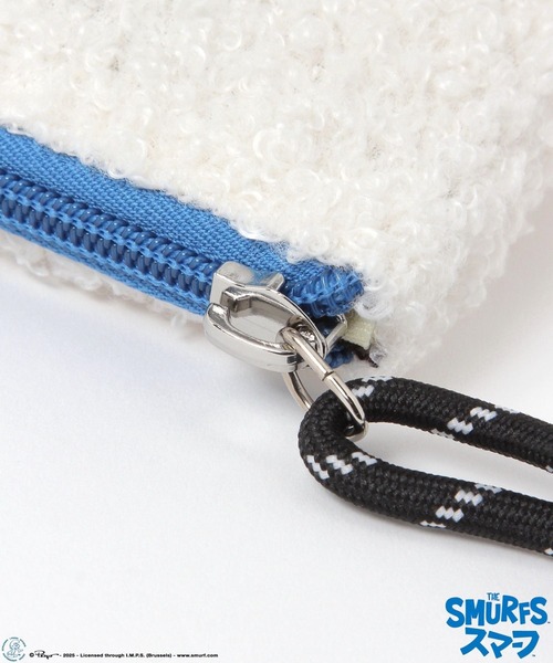 BAYFLOW（ベイフロー）の「【THE SMURFS/スマーフ】チャームスクエアポーチ（その他小物・メンズ・ホワイト/ブルー・FREE）」の6枚目の写真