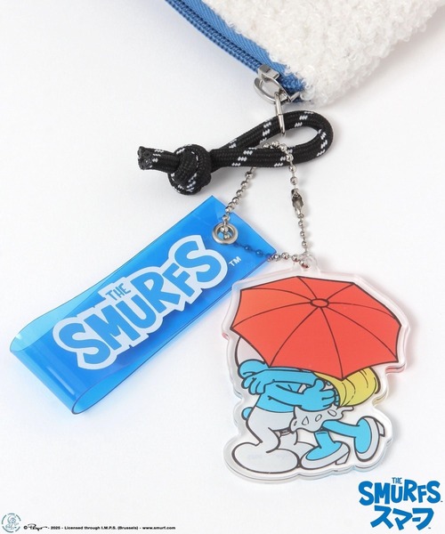 BAYFLOW（ベイフロー）の「【THE SMURFS/スマーフ】チャームスクエアポーチ（その他小物・メンズ・ホワイト/ブルー・FREE）」の7枚目の写真