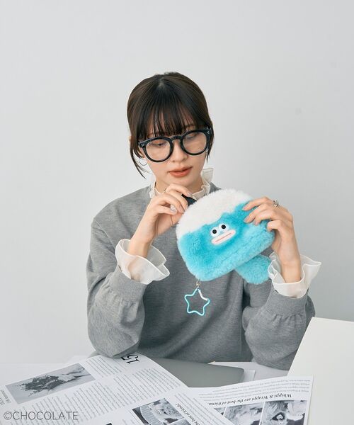 YECCA VECCA(イェッカヴェッカ)の「Whippi&Wrappiチャームポーチ(ポーチ・レディース・ブルー/パープル・FREE)」の8枚目の写真