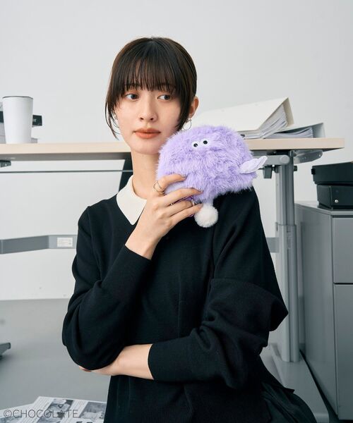 YECCA VECCA(イェッカヴェッカ)の「Whippi&Wrappiチャームポーチ(ポーチ・レディース・ブルー/パープル・FREE)」の10枚目の写真