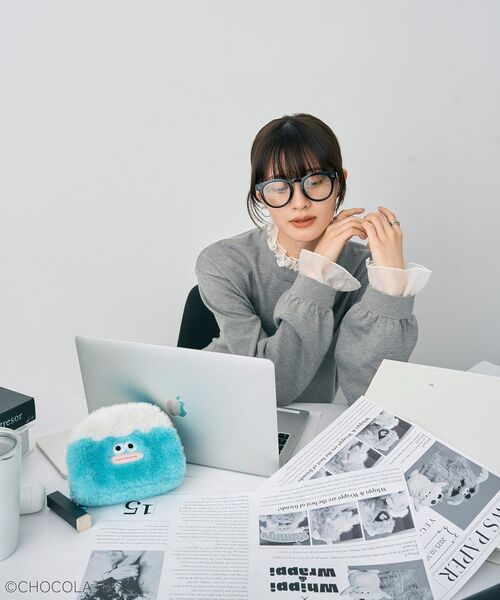 YECCA VECCA(イェッカヴェッカ)の「Whippi&Wrappiチャームポーチ(ポーチ・レディース・ブルー/パープル・FREE)」の16枚目の写真