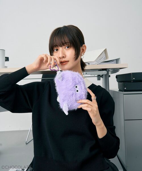 YECCA VECCA(イェッカヴェッカ)の「Whippi&Wrappiチャームポーチ(ポーチ・レディース・ブルー/パープル・FREE)」の22枚目の写真