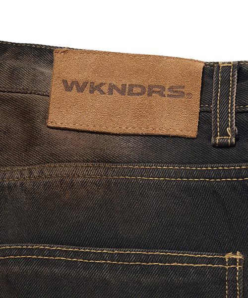 WKNDRS(ウィーキャンドース)の「VINTAGE WASH DENIM PANTS (D.BLACK)(デニムパンツ・レディース・その他・MEDIUM/LARGE/X-LARGE)」の5枚目の写真