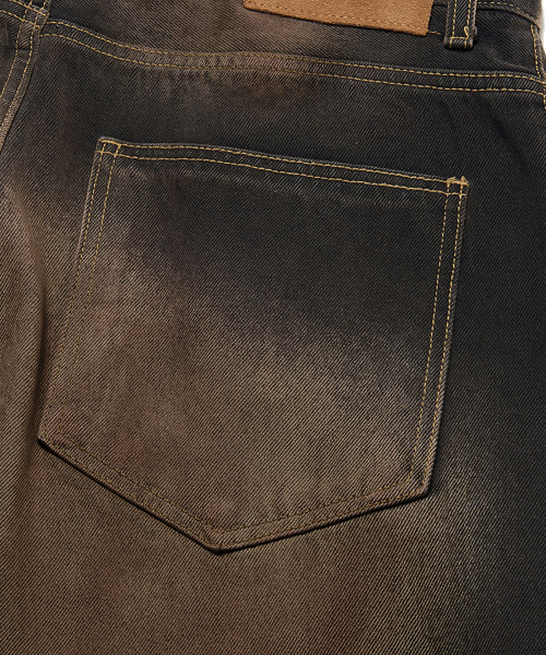 WKNDRS(ウィーキャンドース)の「VINTAGE WASH DENIM PANTS (D.BLACK)(デニムパンツ・レディース・その他・MEDIUM/LARGE/X-LARGE)」の6枚目の写真