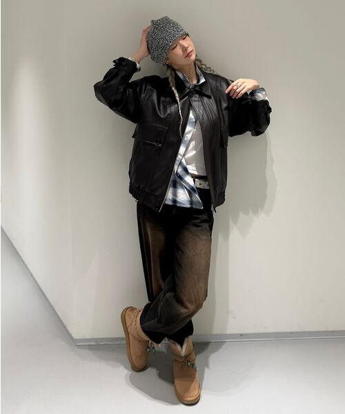 WKNDRS(ウィーキャンドース)の「VINTAGE WASH DENIM PANTS (D.BLACK)(デニムパンツ・レディース・その他・MEDIUM/LARGE/X-LARGE)」の12枚目の写真
