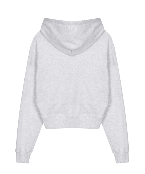 NICK&NICOLE(ニックアンドニコール)の「NICOLE LOGO CROP HOODY_MELANGE(パーカー・レディース・その他・FREE)」の2枚目の写真