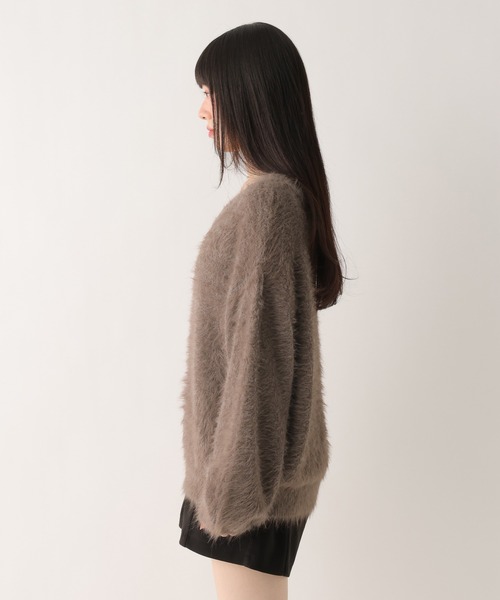 Heather（ヘザー）の「マルチWAYフェザーニット　620339（ニット/セーター・レディース・ピンク/アイボリー/ブルー/ブラウン・FREE）」の7枚目の写真