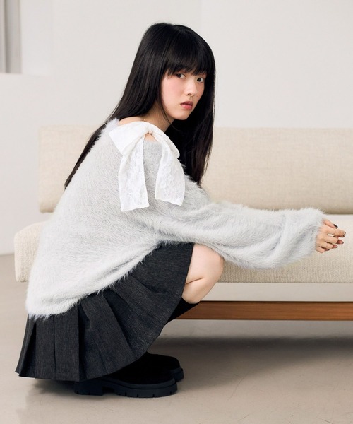 マルチWAYフェザーニット 620339（ニット/セーター）｜Heather（ヘザー