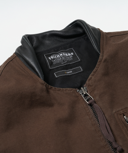FRIZMWORKS(フリズムワークス)の「JUNGLE CLOTH DECK VEST _ BROWN(ベスト・メンズ・その他・SMALL/MEDIUM/LARGE)」の4枚目の写真
