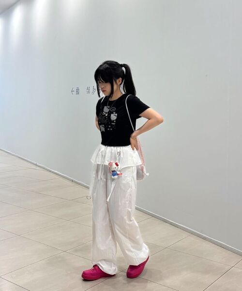 THE GREEN LAB（ザグリーンラボ）の「メタル装飾ストリングジョガーパンツ[ホワイト]（スウェットパンツ・レディース・その他・FREE）」の21枚目の写真