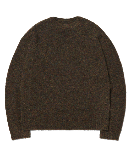 NOMANUAL(NOMANUAL)の「REVERSIBLE WOOL HAIRY KNIT - MOSS(ニット/セーター・レディース・その他・SMALL/FREE)」の1枚目の写真