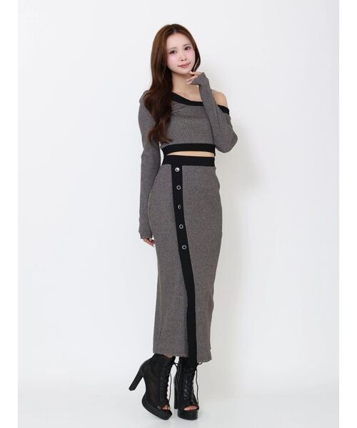 EATME(イートミー)の「【SETUP】バイカラータイトスカート(スカート・レディース・ピンク/グレー/ブラック・FREE)」の20枚目の写真