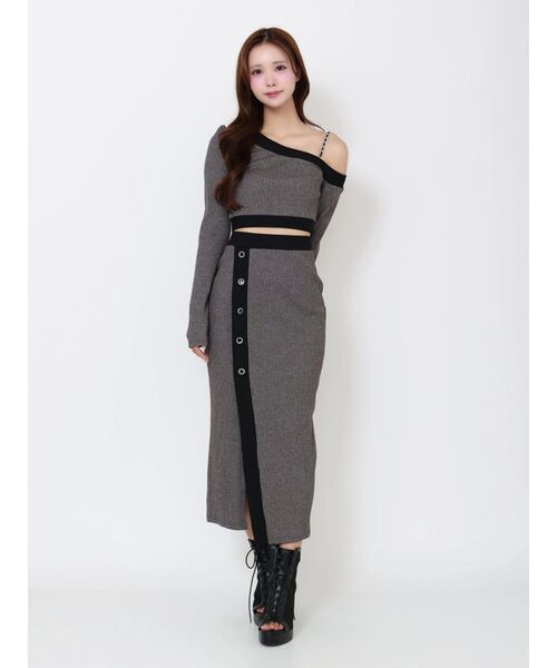 EATME(イートミー)の「【SETUP】バイカラータイトスカート(スカート・レディース・ピンク/グレー/ブラック・FREE)」の21枚目の写真