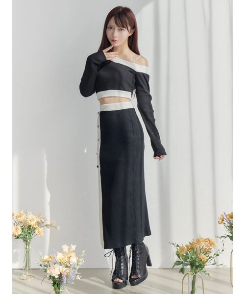 EATME(イートミー)の「【SETUP】バイカラータイトスカート(スカート・レディース・ピンク/グレー/ブラック・FREE)」の15枚目の写真