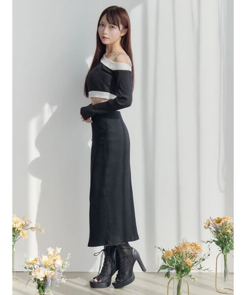 EATME(イートミー)の「【SETUP】バイカラータイトスカート(スカート・レディース・ピンク/グレー/ブラック・FREE)」の17枚目の写真