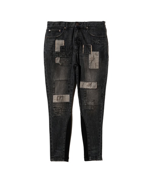 glamb（グラム）の「Unplugged Poly Denim / アンプラグドポリーデニム（デニムパンツ・メンズ・ブラック/マルチ/インディゴブルー・S/M/L）」の5枚目の写真