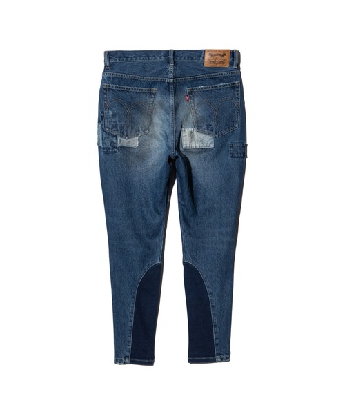 glamb（グラム）の「Unplugged Poly Denim / アンプラグドポリーデニム（デニムパンツ・メンズ・ブラック/マルチ/インディゴブルー・S/M/L）」の7枚目の写真