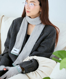 TEMBEA（テンベア）の「TEMBEA × FREAK'S STORE/テンベア × フリークスストア 別注MUFFLER HALF MOHAIR 別注モヘア ハーフ マフラー（マフラー）」