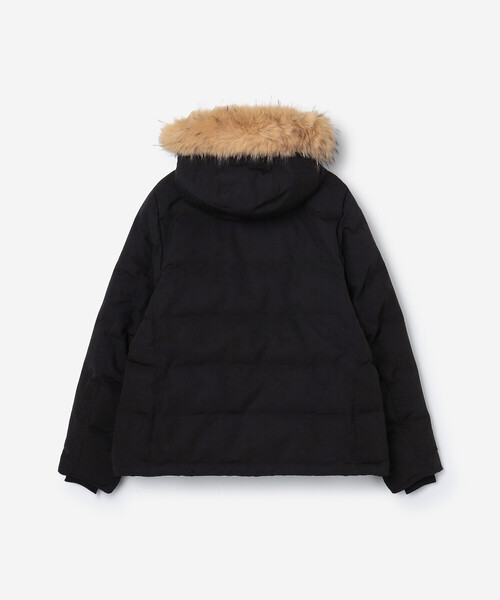 DANTON | ポリエステルタッサー ファーフード ダウンジャケット WOMEN