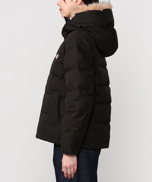 DANTON | ポリエステルタッサー ファーフード ダウンジャケット WOMEN