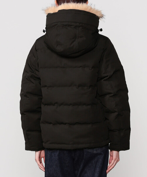 DANTON | ポリエステルタッサー ファーフード ダウンジャケット WOMEN