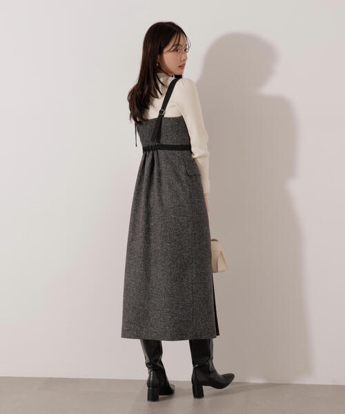 PROPORTION BODY DRESSING（プロポーションボディドレッシング）の「アシメタックジャンスカ / 1216140005（ワンピース・レディース・ブラック/グレー・SMALL/P/S/MEDIUM）」の8枚目の写真