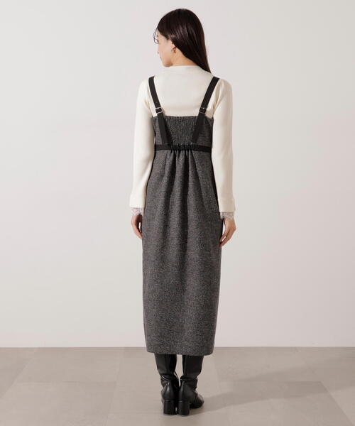PROPORTION BODY DRESSING（プロポーションボディドレッシング）の「アシメタックジャンスカ / 1216140005（ワンピース・レディース・ブラック/グレー・SMALL/P/S/MEDIUM）」の13枚目の写真