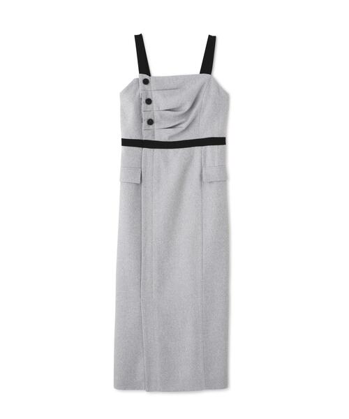 PROPORTION BODY DRESSING(プロポーションボディドレッシング)の「アシメタックジャンスカ / 1216140005(ワンピース・レディース・ブラック/グレー・MEDIUM/P/S/SMALL)」の4枚目の写真