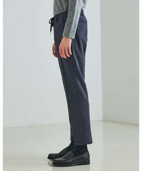 DESIGNWORKS(デザインワークス)の「【セットアップ対応】ストレッチスエード スラックス / トラウザーズ(スラックス・メンズ・ブラウン/ネイビー/グレー・44/50/46/48)」の5枚目の写真