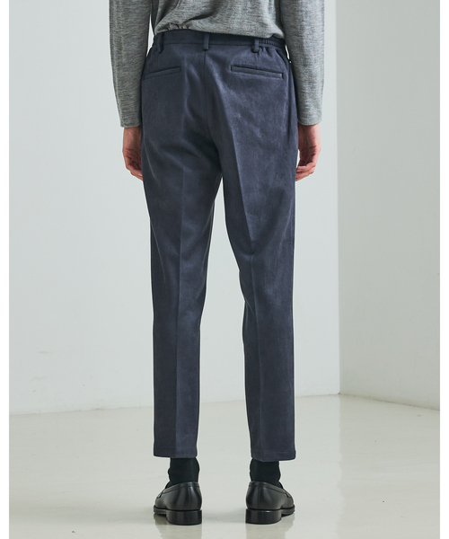 DESIGNWORKS(デザインワークス)の「【セットアップ対応】ストレッチスエード スラックス / トラウザーズ(スラックス・メンズ・ブラウン/ネイビー/グレー・44/50/46/48)」の6枚目の写真