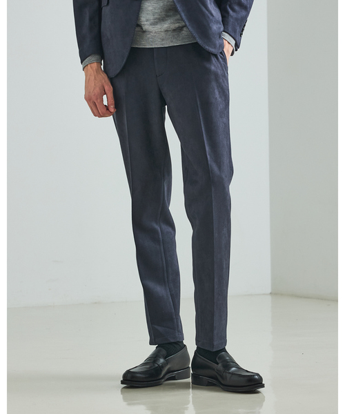 DESIGNWORKS(デザインワークス)の「【セットアップ対応】ストレッチスエード スラックス / トラウザーズ(スラックス・メンズ・ブラウン/ネイビー/グレー・44/50/46/48)」の12枚目の写真