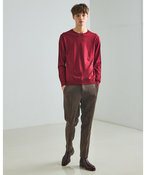 DESIGNWORKS(デザインワークス)の「【セットアップ対応】ストレッチスエード スラックス / トラウザーズ(スラックス・メンズ・ブラウン/ネイビー/グレー・44/50/46/48)」の15枚目の写真