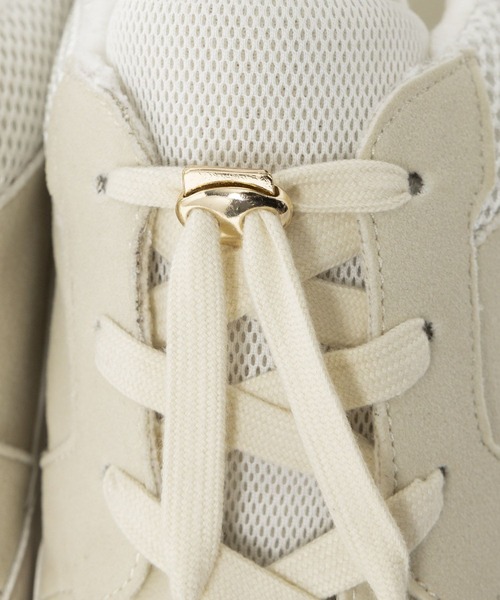 Mazell（マゼル）の「Mazell / 厚底ウォームスニーカー【一部店舗限定サイズ】（スニーカー・レディース・オフホワイト/ブラック・S/LL/M/L）」の16枚目の写真