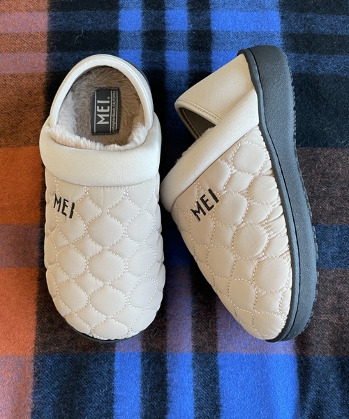 WEB限定】[MEI/メイ] キルティング 2WAY モックシューズ (レディース