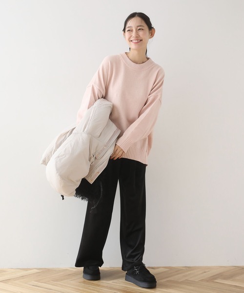 Green Parks(グリーンパークス)の「フーディ中綿コート(その他アウター・レディース・チャコールグレー/オリーブ/ライトグレー・FREE)」の6枚目の写真