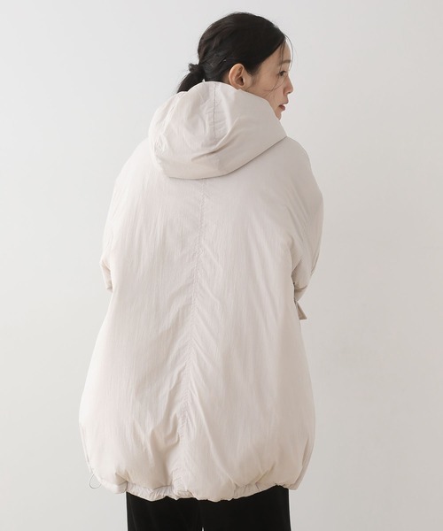 Green Parks(グリーンパークス)の「フーディ中綿コート(その他アウター・レディース・チャコールグレー/オリーブ/ライトグレー・FREE)」の9枚目の写真