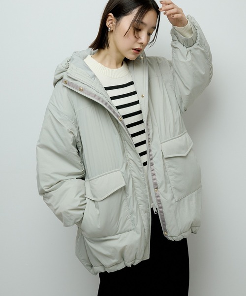 セール】フーディ中綿コート（その他アウター）｜Green Parks