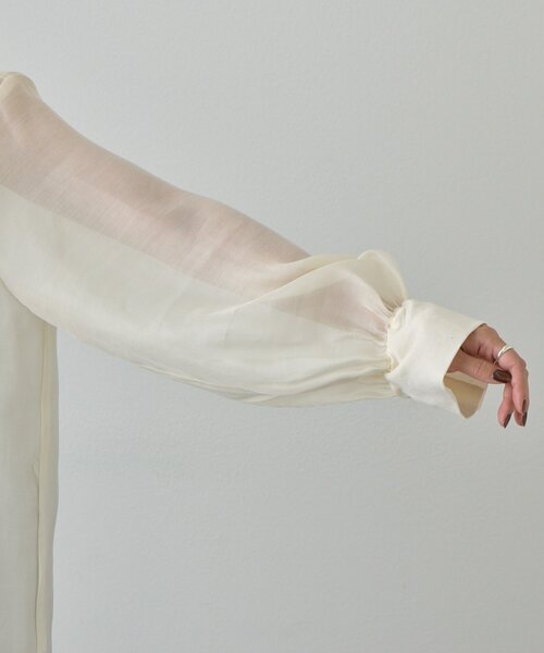 SHENERY（シーナリー）の「ボウタイブラウス（シャツ/ブラウス・レディース・ブラック/オフホワイト・FREE）」の16枚目の写真